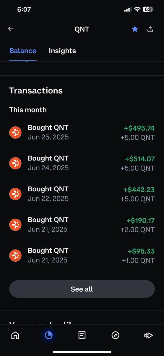 AJ_QNT's tweet image. $QNT 5 more under $100! let’s gooooo #quantnetwork