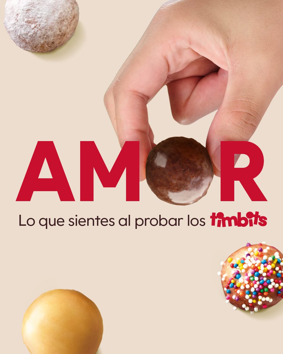 El sentimiento más puro 💖es saborear un Timbit… una y otra vez. 🍩
Hazlo este 1 de julio en el Timbits Day 🎉