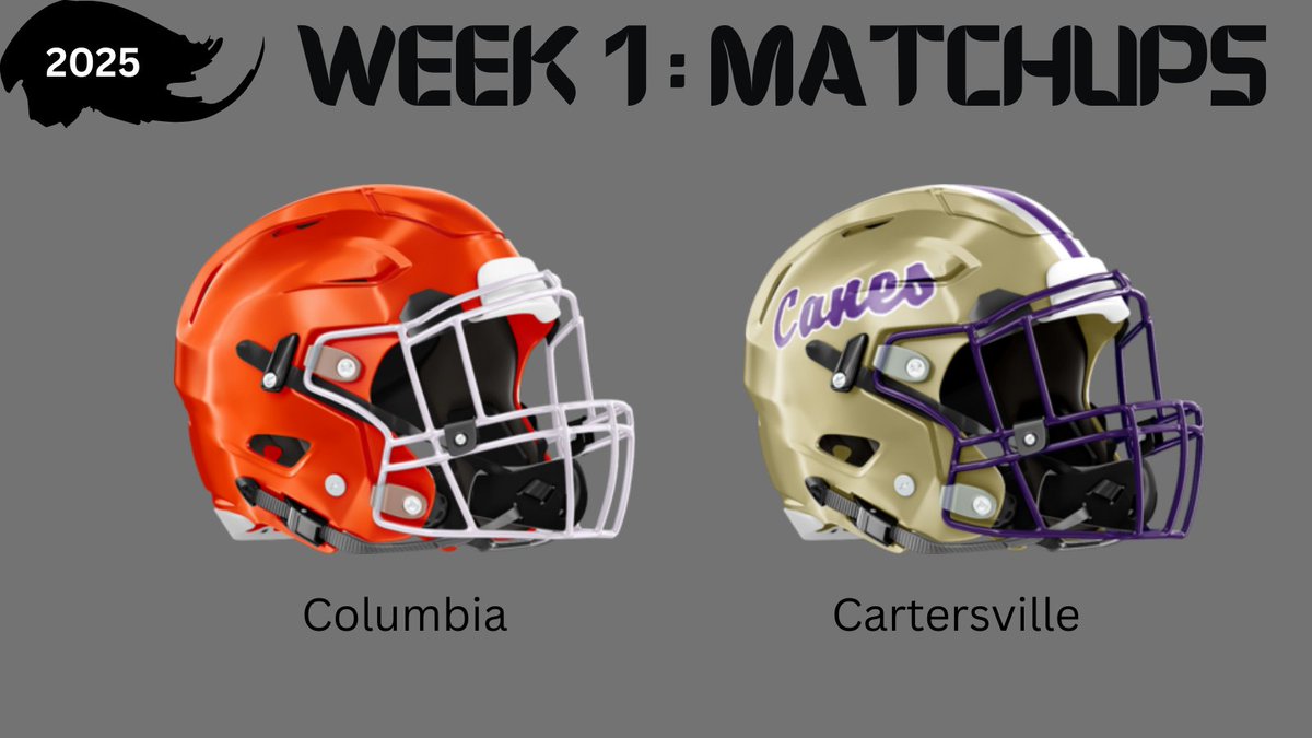 NwGa Football (@nwgafootball) on Twitter photo Countdown to Opening Day 2025
#19 (2A) Columbia at #3 (4A) Cartersville
Last Year: Cartersville 40-0
The Canes have a date in December circled in '25. Led by returning starting QB, and highly underrated IMO, <a href="/Nate_Russell_9/">Nate Russell</a> . Also returning are UGA commit <a href="/BradyMarchese1/">Brady Marchese</a> and Countdown to Opening Day 2025
#19 (2A) Columbia at #3 (4A) Cartersville
Last Year: Cartersville 40-0
The Canes have a date in December circled in '25. Led by returning starting QB, and highly underrated IMO, <a href="/Nate_Russell_9/">Nate Russell</a> . Also returning are UGA commit <a href="/BradyMarchese1/">Brady Marchese</a> and