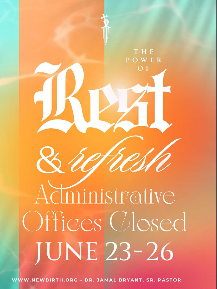 calledtoconquer's tweet photo. 📚 New Birth Bookstore Hours Update 📚

Please note that the Bookstore will be closed on Tuesday, Wednesday, and Thursday this week. We will reopen on Saturday, June 28th, 8:00 AM – 1:00 PM, Sun: 8:30 AM – 12:00 PM, Tuesday – Thursday: 10:00 AM – 5:00 PM
Monday &amp; Friday: Closed https://t.co/hUAs6OuP6V