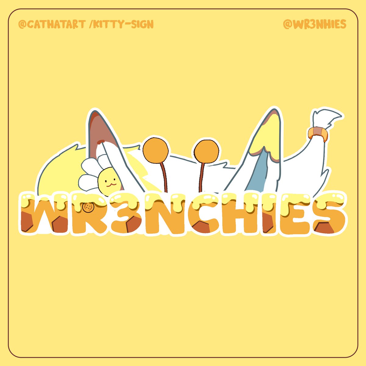 kitty_sign_'s tweet photo. i made a new logo for @WR3NCHIES 

LOVE IT, humble brag but i think i slayed it 🥰😍🥰😤😤😤

#artlogo #kittysign #Vtuber https://t.co/5UaZ5c3Zxl
