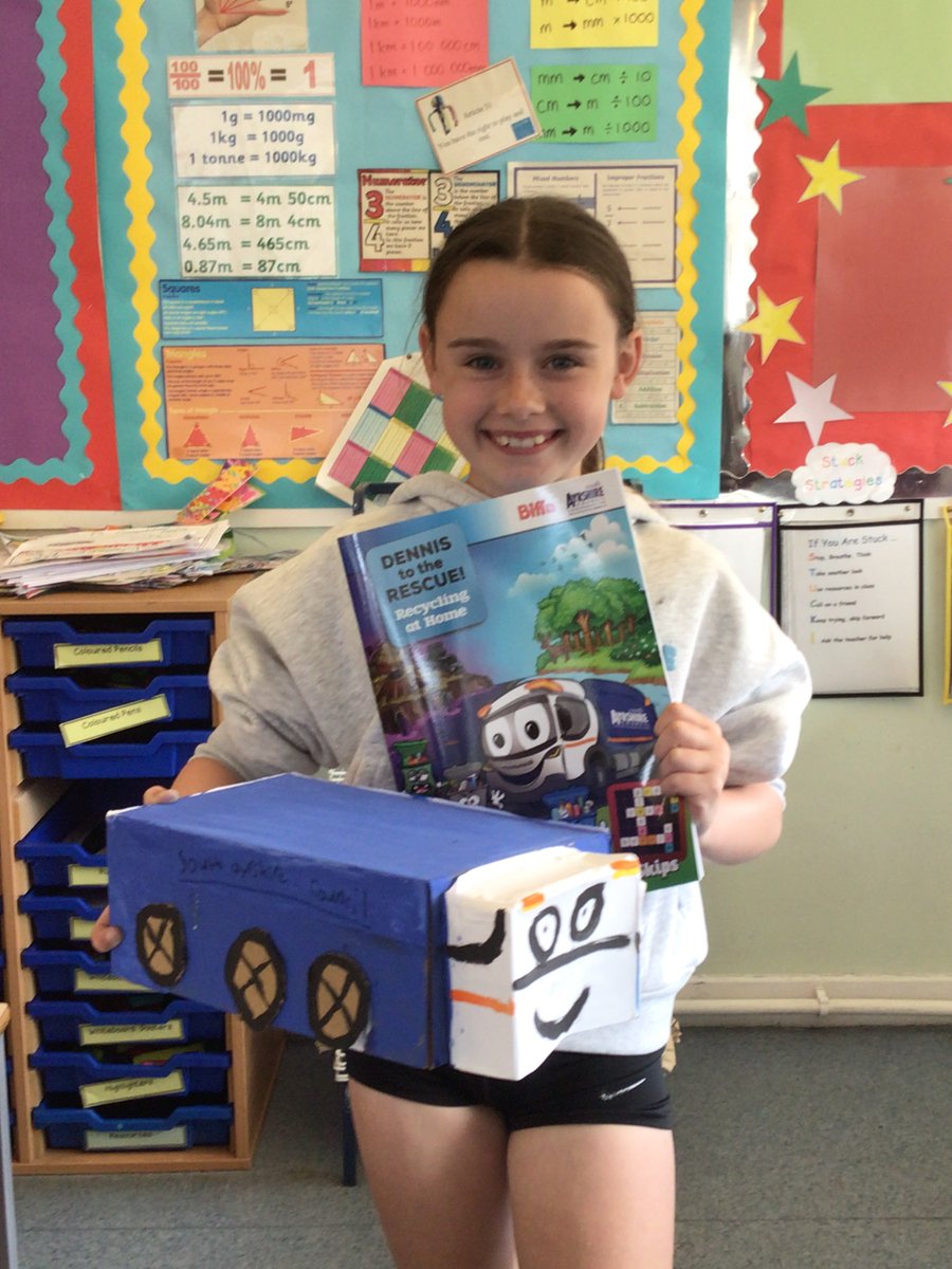 P5 made 3D models of Dennis the Dustcart, after learning all about him!