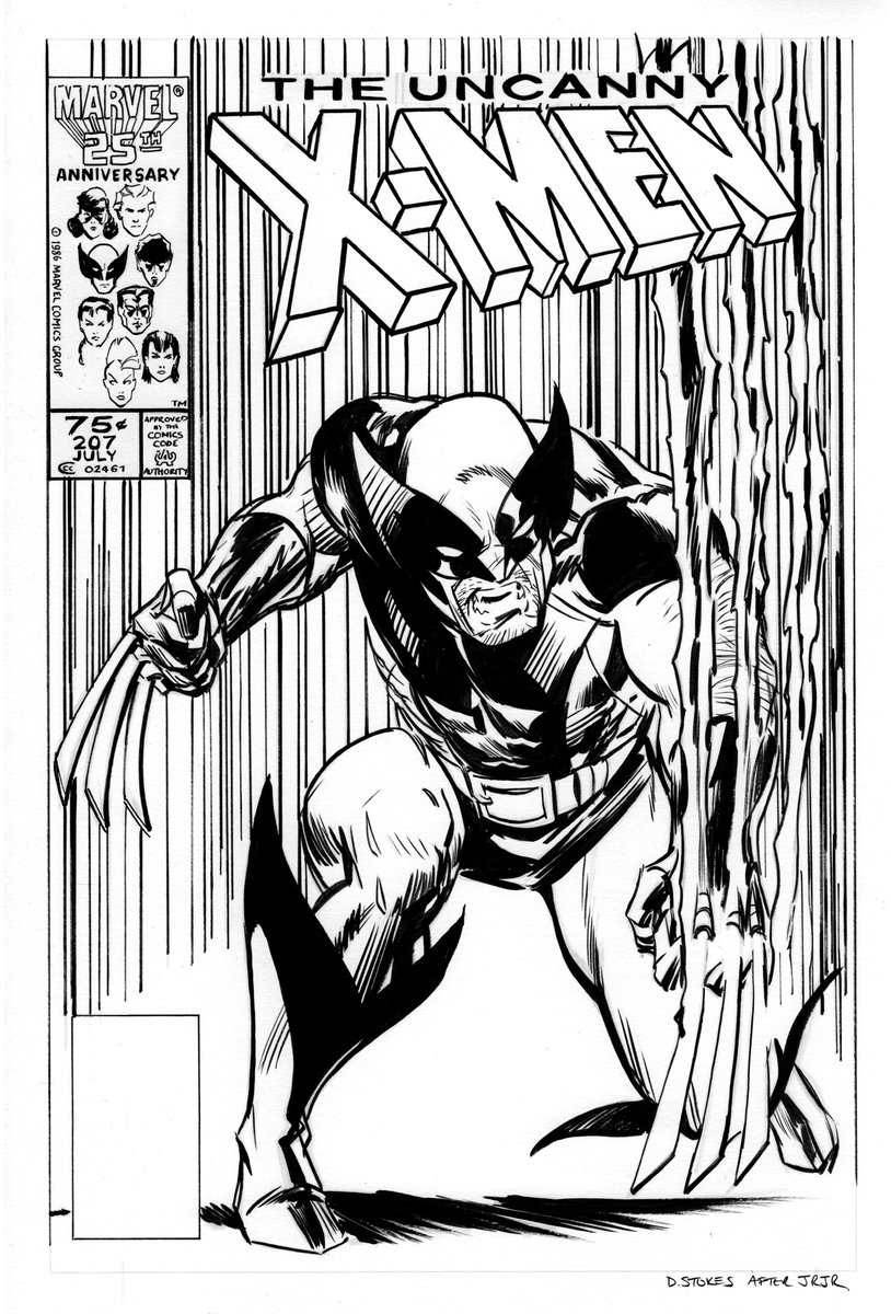 TravisEllisor's tweet image. Look at this awesome Uncanny X-Men #207 homage commission that I recently received from one of my favorite artists - Dave Stokes!
comicartfans.com/gallerypiece.a…