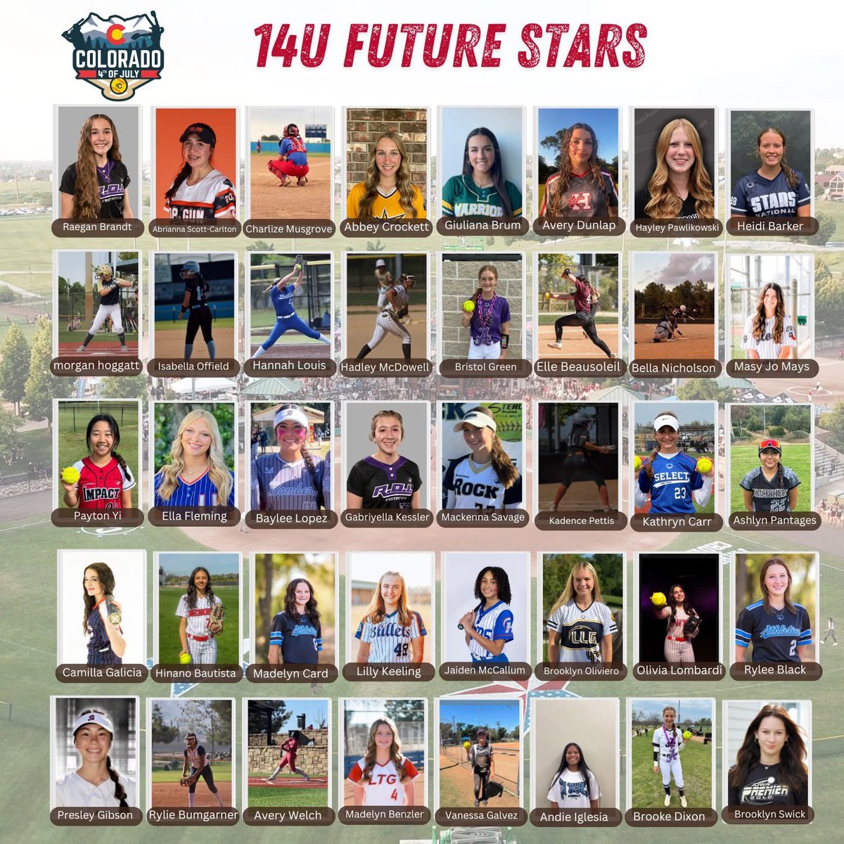 Addy Watson (@addywatson44) on Twitter photo Honored to be chosen to participate in <a href="/TCSFastpitch/">TC Fastpitch</a> 14u Future Stars game next Thursday, July 3rd! 💙🌟❤️
<a href="/TexasGlory/">Texas Glory</a> <a href="/Coach_Mo23/">Mariah Haygood</a> <a href="/BrookeR2323/">Brooke Richards</a> Honored to be chosen to participate in <a href="/TCSFastpitch/">TC Fastpitch</a> 14u Future Stars game next Thursday, July 3rd! 💙🌟❤️
<a href="/TexasGlory/">Texas Glory</a> <a href="/Coach_Mo23/">Mariah Haygood</a> <a href="/BrookeR2323/">Brooke Richards</a>