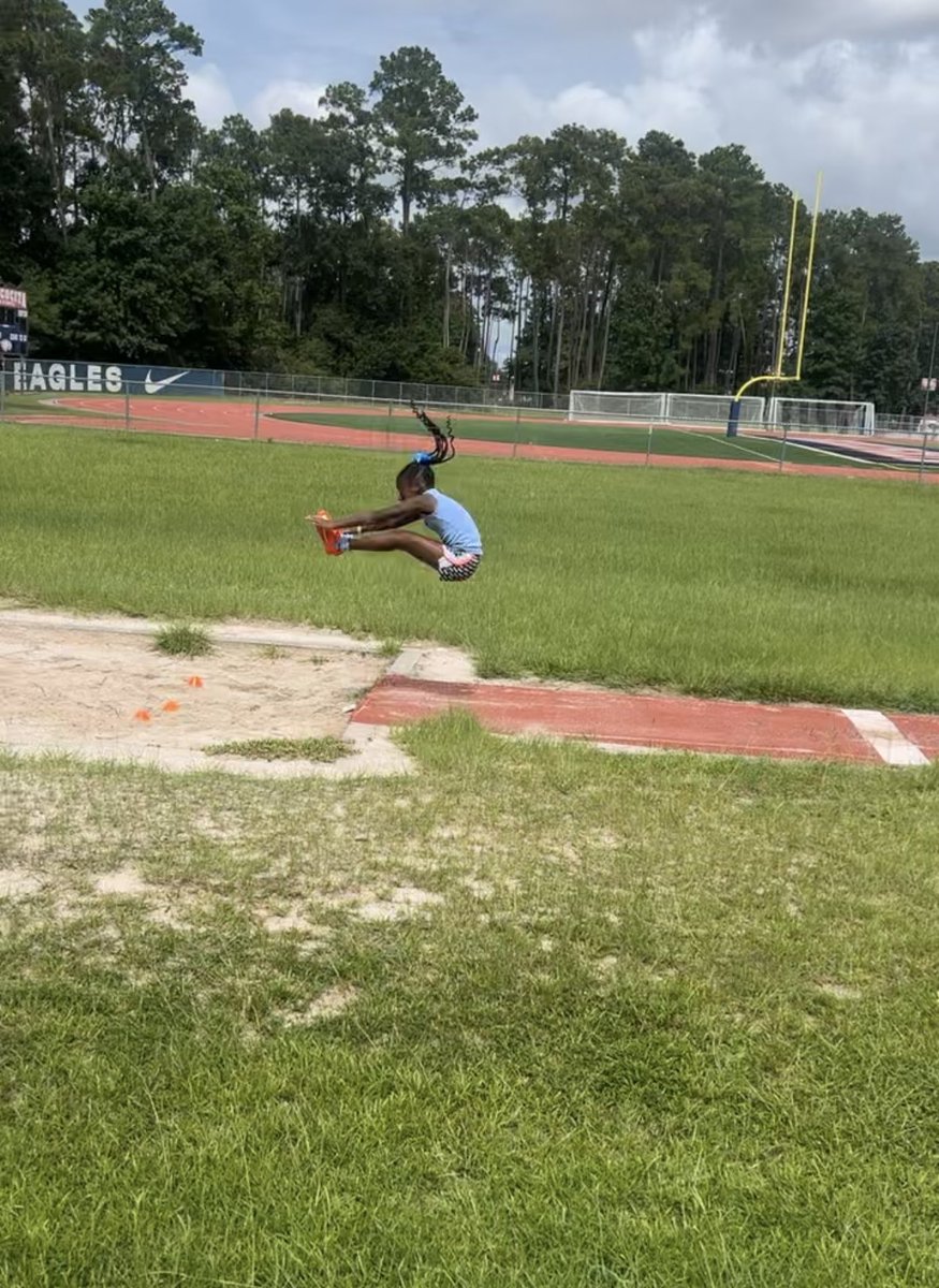 JerrellABarron's tweet image. Trust the process! One of Jordyn’s athletes she trains. 7 years old!