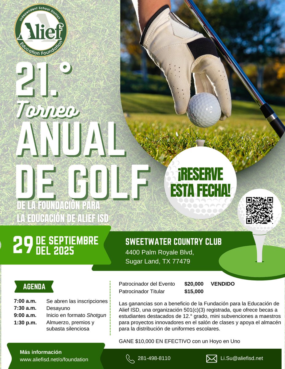 Thanks to our <a href="/FoundationAlief/">Alief ISD Education Foundation</a>. This is one of the most exciting times of the year. A time of the year when our business partners come out and support raising scholarship dollars for <a href="/AliefISD/">Alief ISD</a>  students. We look forward to seeing you there!