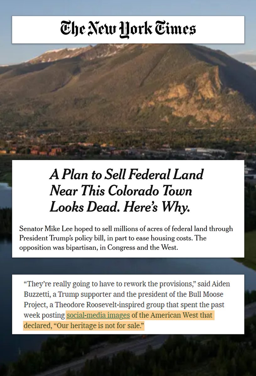 You can just post stuff and get quoted in the New York Times.

Never stop posting. Our Heritage still isn't for sale.