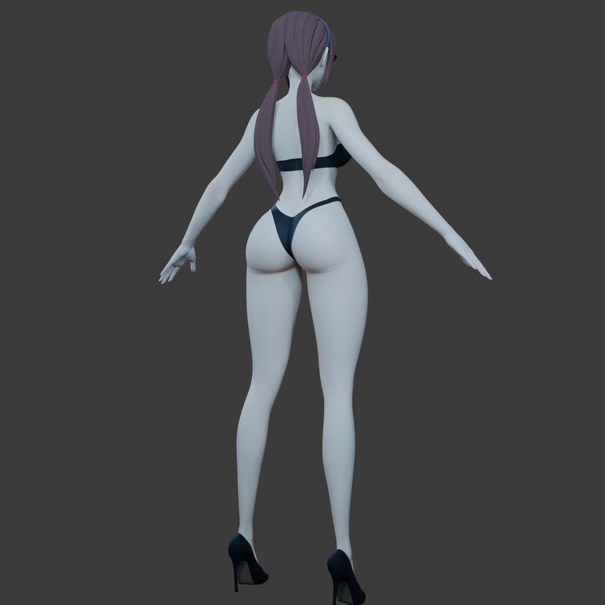 Hello everyone! I finally was able to work more in depth with the Evangelion characters and now they are more presentable 😭Here is Mari, I never watched this anime so I took some liberties with the style hehehe