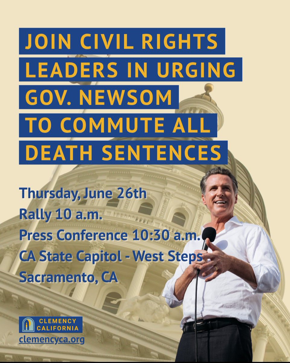 We call on @cagovernor <a href="/GavinNewsom/">Gavin Newsom</a> to grant clemency to all Californians on death row. #CommuteTheRow #UniversalClemency Now #ConfrontRacism