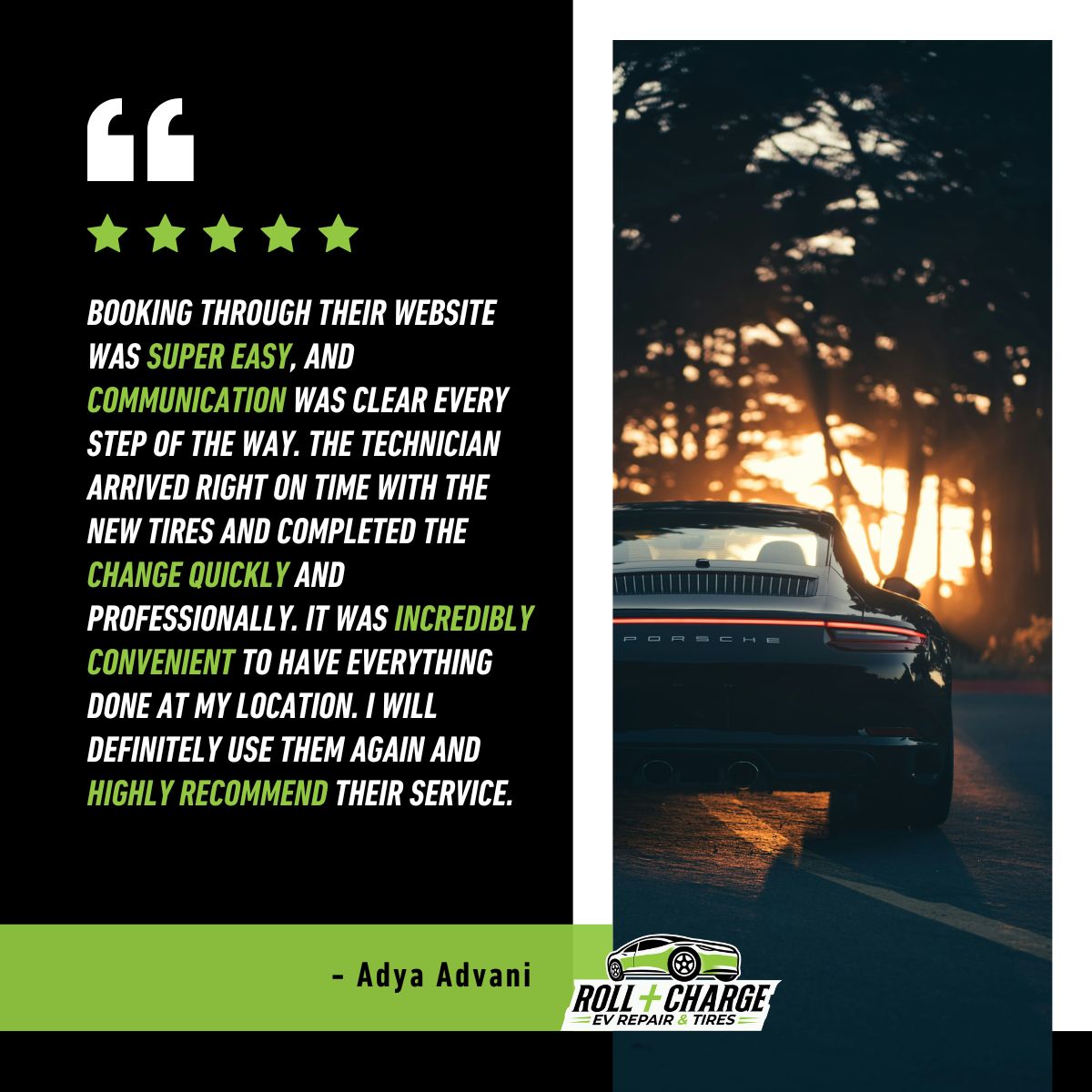 rollandcharge's tweet photo. ⭐️⭐️⭐️⭐️⭐️ Another 5-star review.

 We bring more than just tools—we bring top-tier service.

✅ New tires, rotations &amp; seasonal changes
✅ Mobile service that comes to you
✅ All vehicles—including EVs

No shop. No wait. Just expert care. https://t.co/VVDQqXNMbl