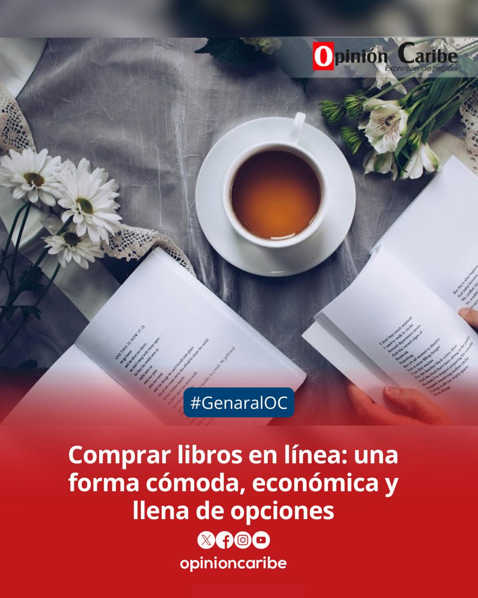 opinioncaribe's tweet photo. #GeneralOC En los últimos años, la manera en que los colombianos adquieren sus libros ha cambiado de forma radical. Gracias a la tecnología y al crecimiento del comercio electrónico, hoy es posible acceder a miles de títulos con solo un par de clics, sin necesidad de salir de casa. Para quienes buscan comprar libros de forma rápida, segura y con variedad, los canales digitales se han convertido en la alternativa preferida. Plataformas confiables permiten explorar desde bestsellers hasta ediciones poco comunes, todo en un solo lugar.
➡️https://t.co/7T1lius5Ij
@by_vicro500 @ElCallejeroSM