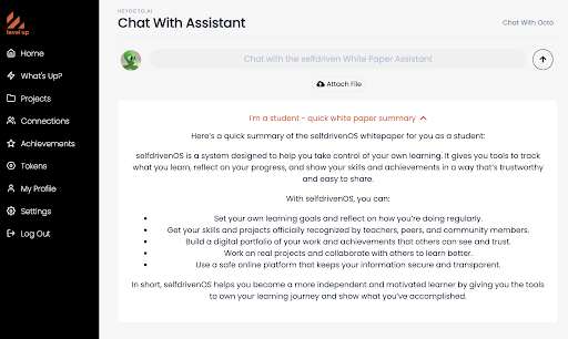 selfdrivenF's tweet image. Chat with AI Assistant is now available across all selfdrivenOS apps via the selfdriven.network AI interface (API).

Deeply embedded to support individual and community growth, activity, and self-actualisation.