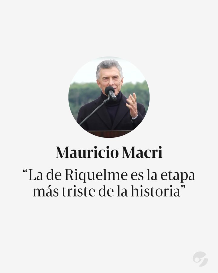 Macri tirando la posta. Siempre.