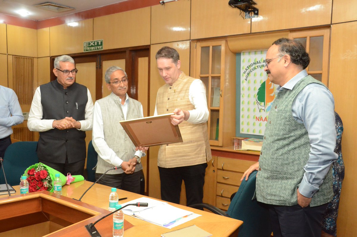 Bram Govaerts CIMMYT (@bramaccimmyt) on Twitter photo Joined by <a href="/CIMMYT/">CIMMYT</a> India colleagues, we bid an emotional farewell to my colleague & friend <a href="/Arunkum81057931/">Arun kumar joshi</a>. Since 2016, he led #CIMMYT-<a href="/BISA__India/">Borlaug Institute for South Asia</a> in Asia with great vision. Grateful for his contributions & continued support to CIMMYT's partnerships & leadership in the region. Joined by <a href="/CIMMYT/">CIMMYT</a> India colleagues, we bid an emotional farewell to my colleague & friend <a href="/Arunkum81057931/">Arun kumar joshi</a>. Since 2016, he led #CIMMYT-<a href="/BISA__India/">Borlaug Institute for South Asia</a> in Asia with great vision. Grateful for his contributions & continued support to CIMMYT's partnerships & leadership in the region.