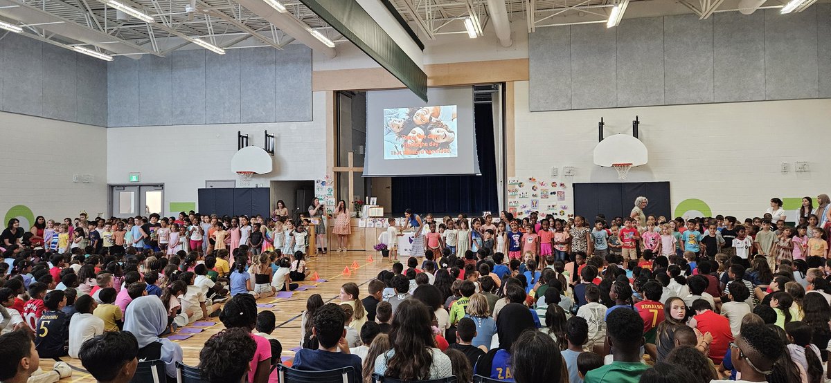 Our <a href="/StVeronicaOCSB/">St. Veronica OCSB</a> Kinders led the year-end liturgy today! Our theme was "Together We Grow." We celebrated a wonderful first year of growth, learning, and community at our new school! #ocsbOpenDoors #ocsbBeCommunity #ocsbFaith #ocsbGratitude <a href="/ocsbRE/">@ocsbRE</a>