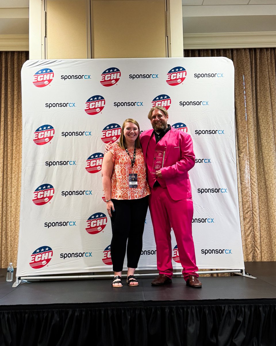 🏆 We have been awarded Marketing Team of the Year for the second year in a row AND took home the title for Game Operations Team of the Year at the 2025 <a href="/ECHL/">ECHL</a> League Meetings!

Huge shoutout to our incredible staff, partners, and the best fans in the league — we do it all for you
