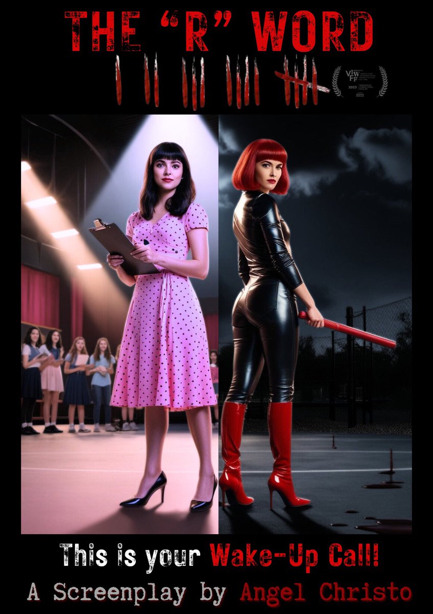 THE “R” WORD: 
Failed by the justice system, a Survivor begins to take justice into her own hands and leads a secret double life: Teacher by day/ Vigilante by night, as she struggles to keep predators off the streets.
#ScreenPit #Th #Ho #Div #Fea #Re #ISA #Cov #CFin #SeRe #WrWo