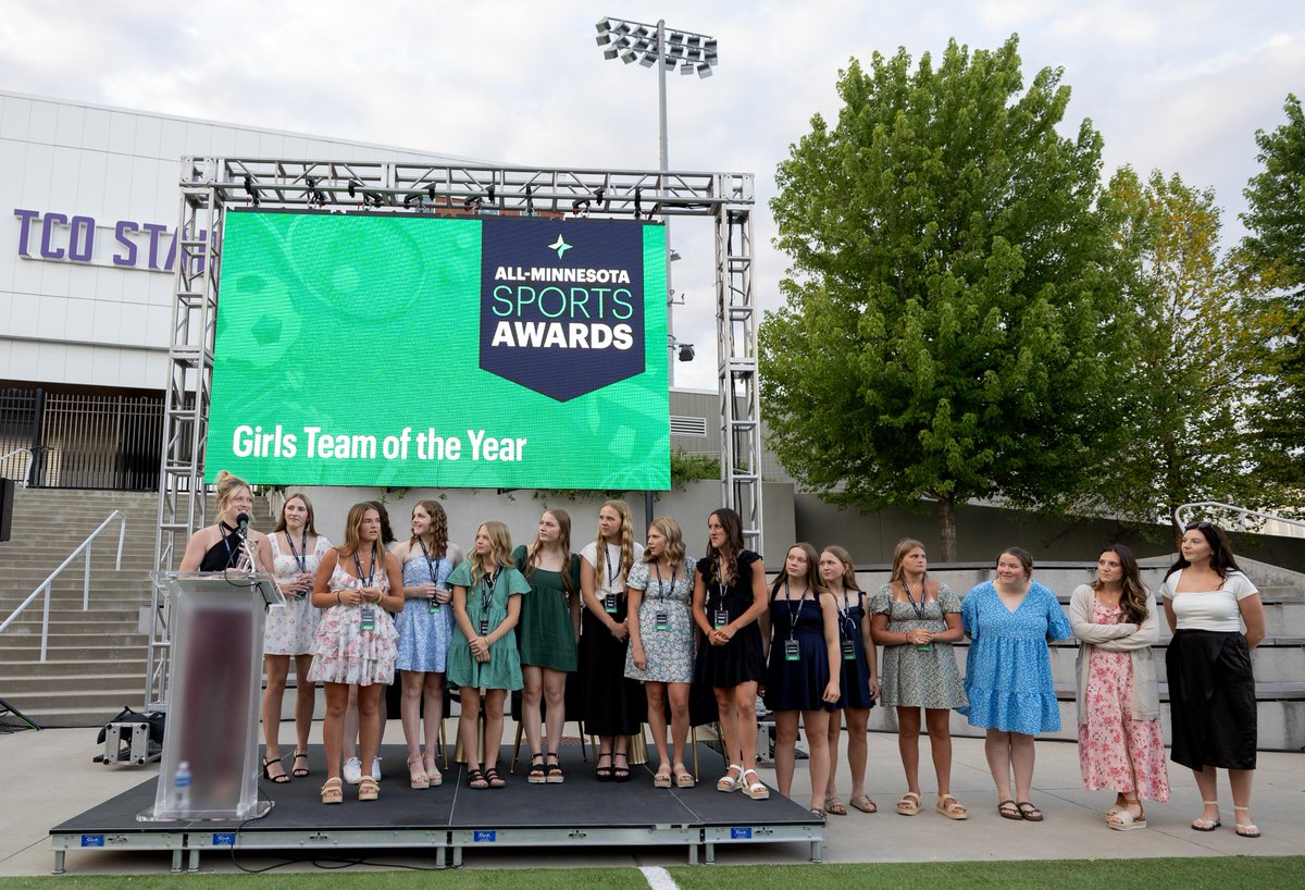 pacecarr's tweet image. We threw a party last night at @Vikings HQ for our All-Minnesota Honors recipients. I loved watching our "Of the Year"s (teams, athletes, coaches) celebrating together. Congrats, all!
Bonus: Amaya Battle of @GopherWBB and @cjham28 joined to share their experiences w/ students.