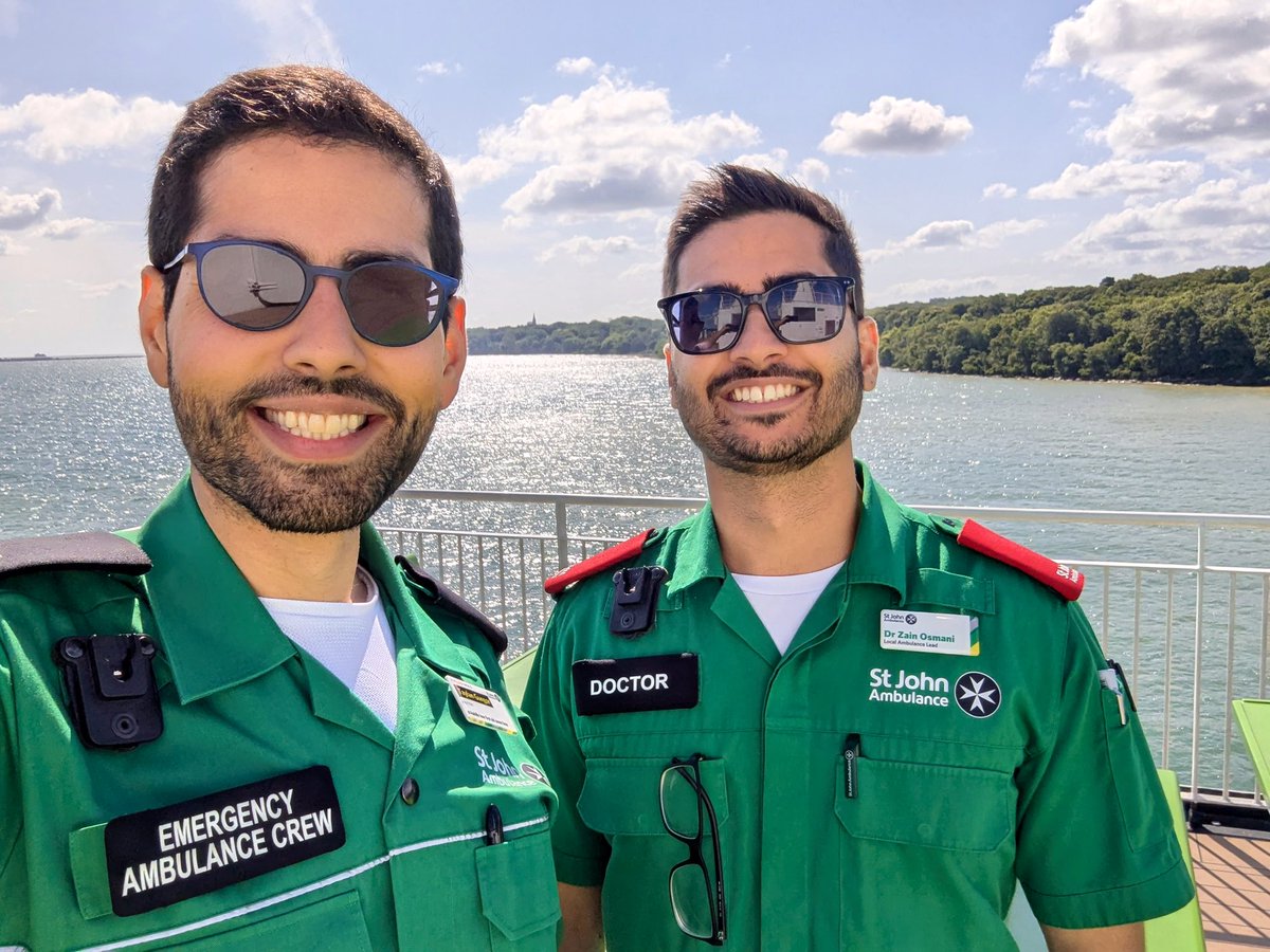 After 4 years of volunteering for <a href="/OFFICIALIOWAS/">Isle of Wight Ambulance Service</a>, our final visit to <a href="/IOWNHS/">Isle of Wight NHS Trust</a> comes to a close. It’s been a privilege to support the Isle of Wight community through our <a href="/NHSEngland/">NHS England</a> partnership. Grateful for every moment — here’s hoping <a href="/stjohnambulance/">St John Ambulance England</a> returns in the future 🚑💙