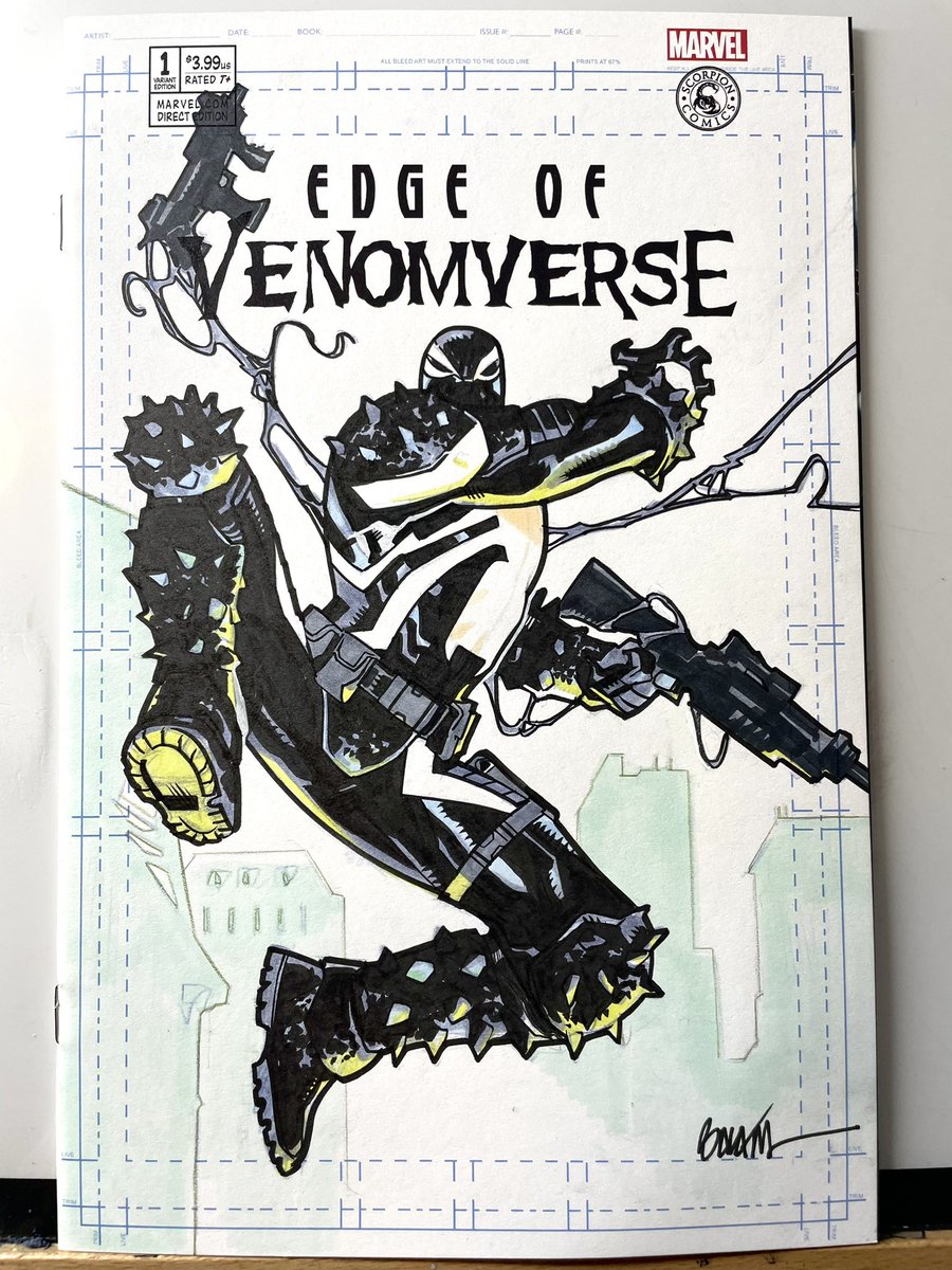 EnidBalam's tweet image. #agentvenom #venomverse #venom #marvel #originalart