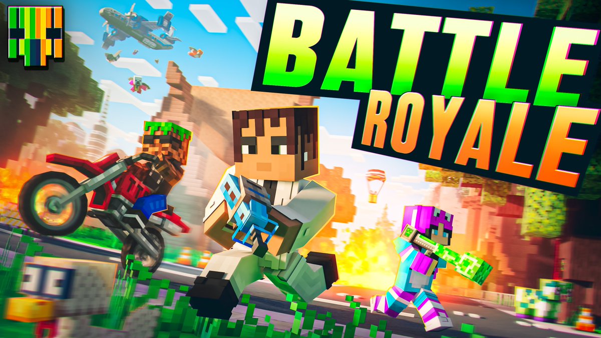 I've waited SO LONG to share this keyart with you!
Battle Royale S1 by <a href="/TimeTrapStudios/">Time Trap Studios</a> is finally out!
#minecraft #bedrock