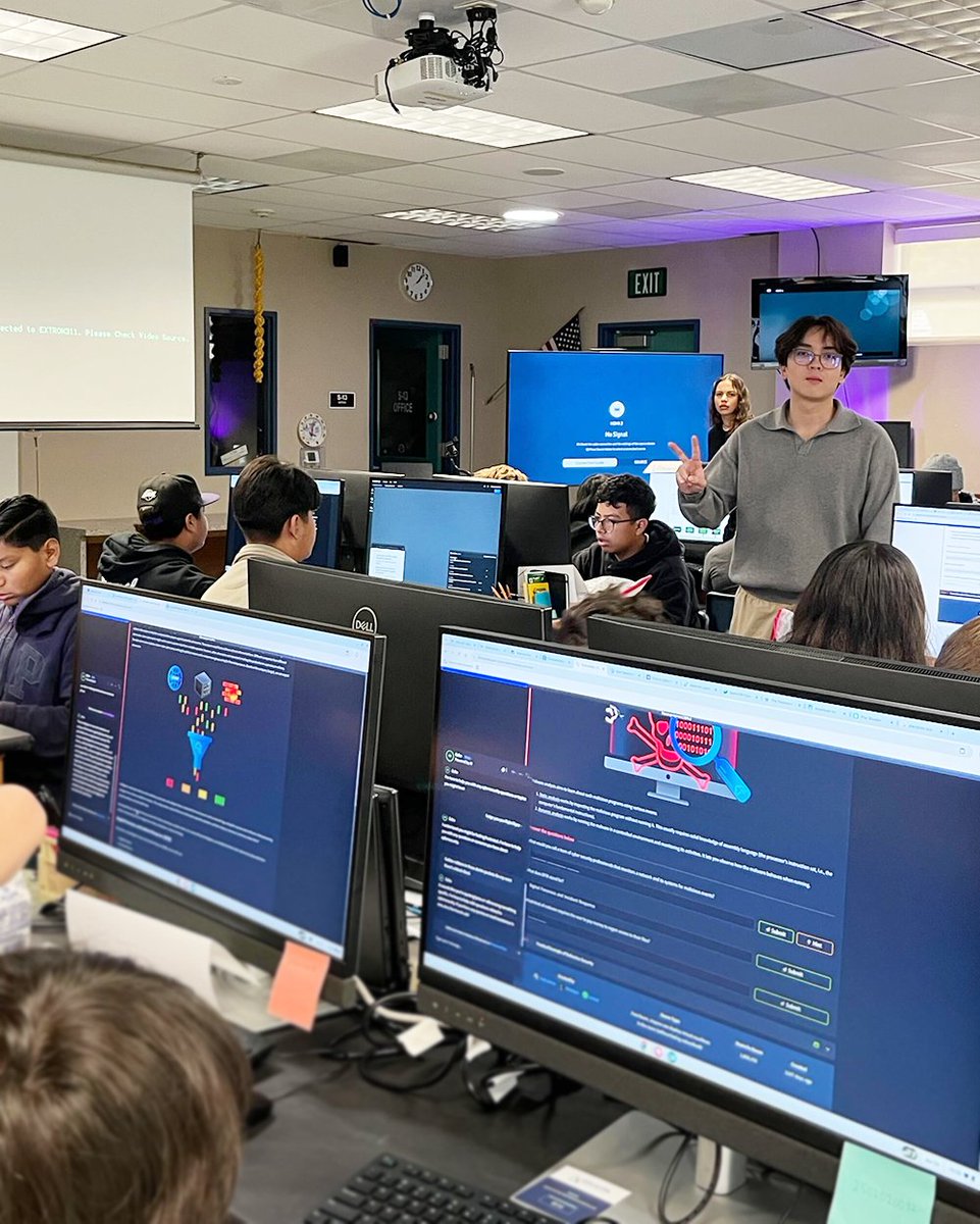 az_cyber's tweet image. High vibes at our #SanDiego Cyber Bootcamp! ✨ Pure concentration and brilliant young minds diving into new tech. We're planting seeds of innovation for a brighter future, one focused mind at a time!
#LiveLearning #YouthInTech #CommunityImpact #FutureLeaders #STEMeducation