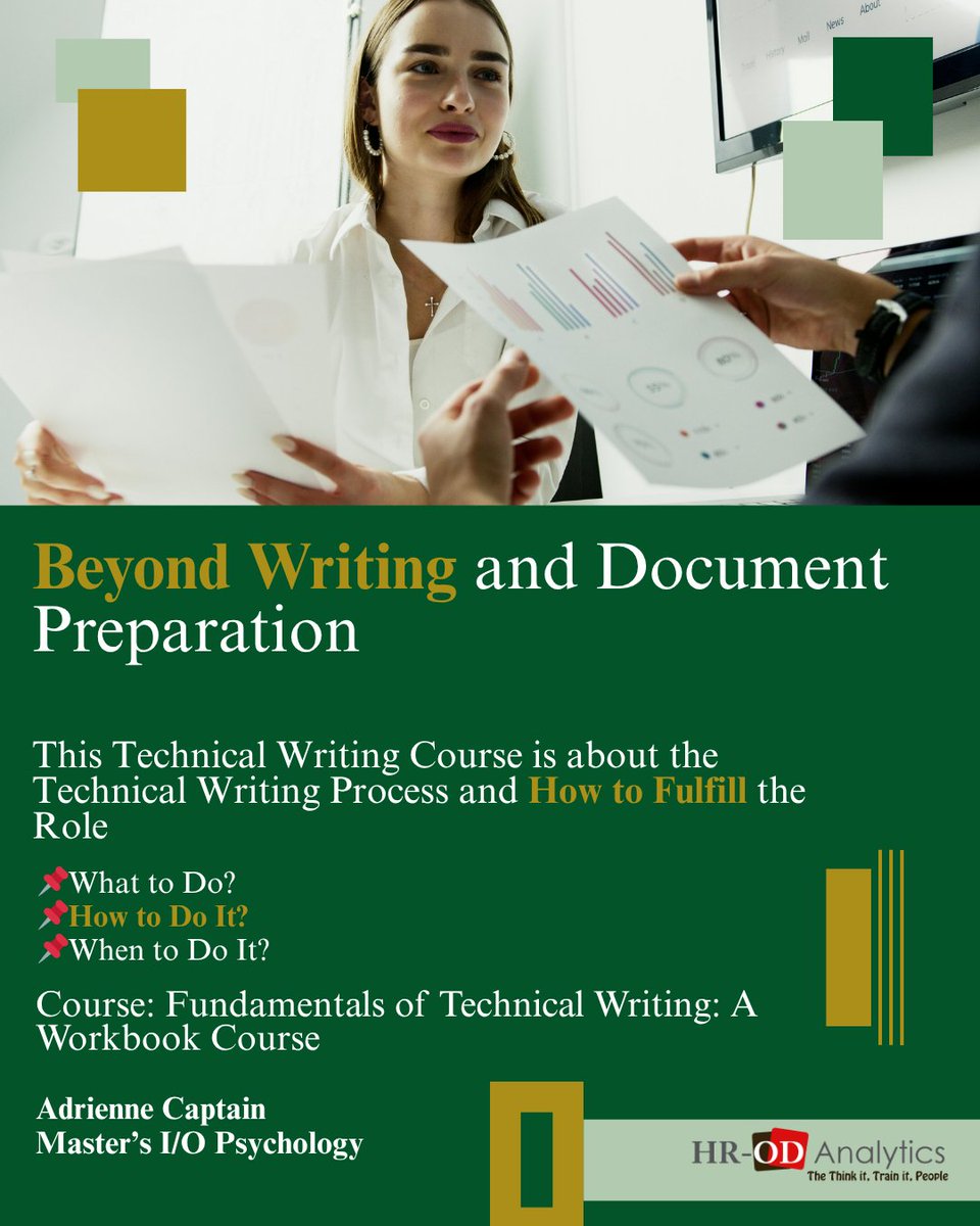 HRODAnalytics's tweet photo. A technical writer should have the ability to manage project controls and time constraints in addition to making complex documentation simple. Learn #technicalwriting here: https://t.co/uWWx55XV3g
#HR #IT #EndUser #DITA #QueryTip #Careers #TechnicalInterview #SME #TechNews https://t.co/rfv6l1Kblt