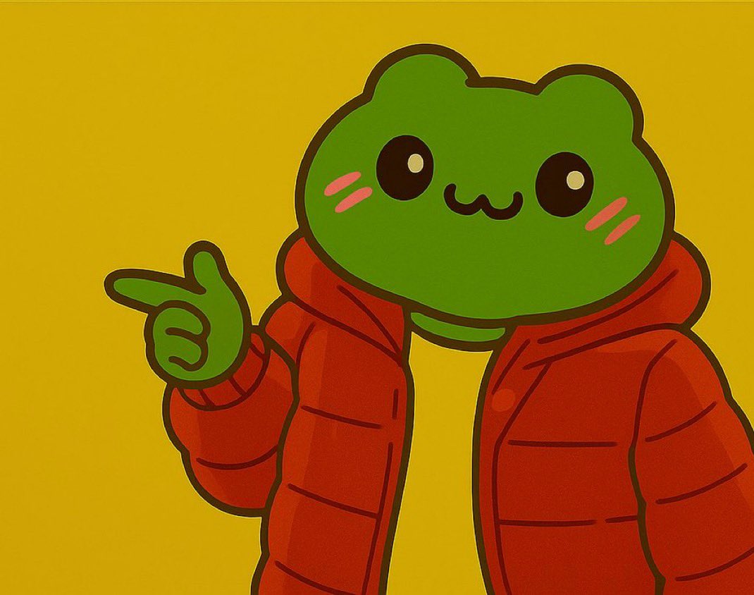 wildcatcrypto01's tweet photo. OWO is locked in as the #1 frog for Frog Summer 🐸🔥
Dripped out, vibing, and leading the way to the top.
This summer belongs to OWO ☀️🌱 #FrogSummer #OWO #TopFrog #MemeCoinVibes https://t.co/GdG1PNkE9P