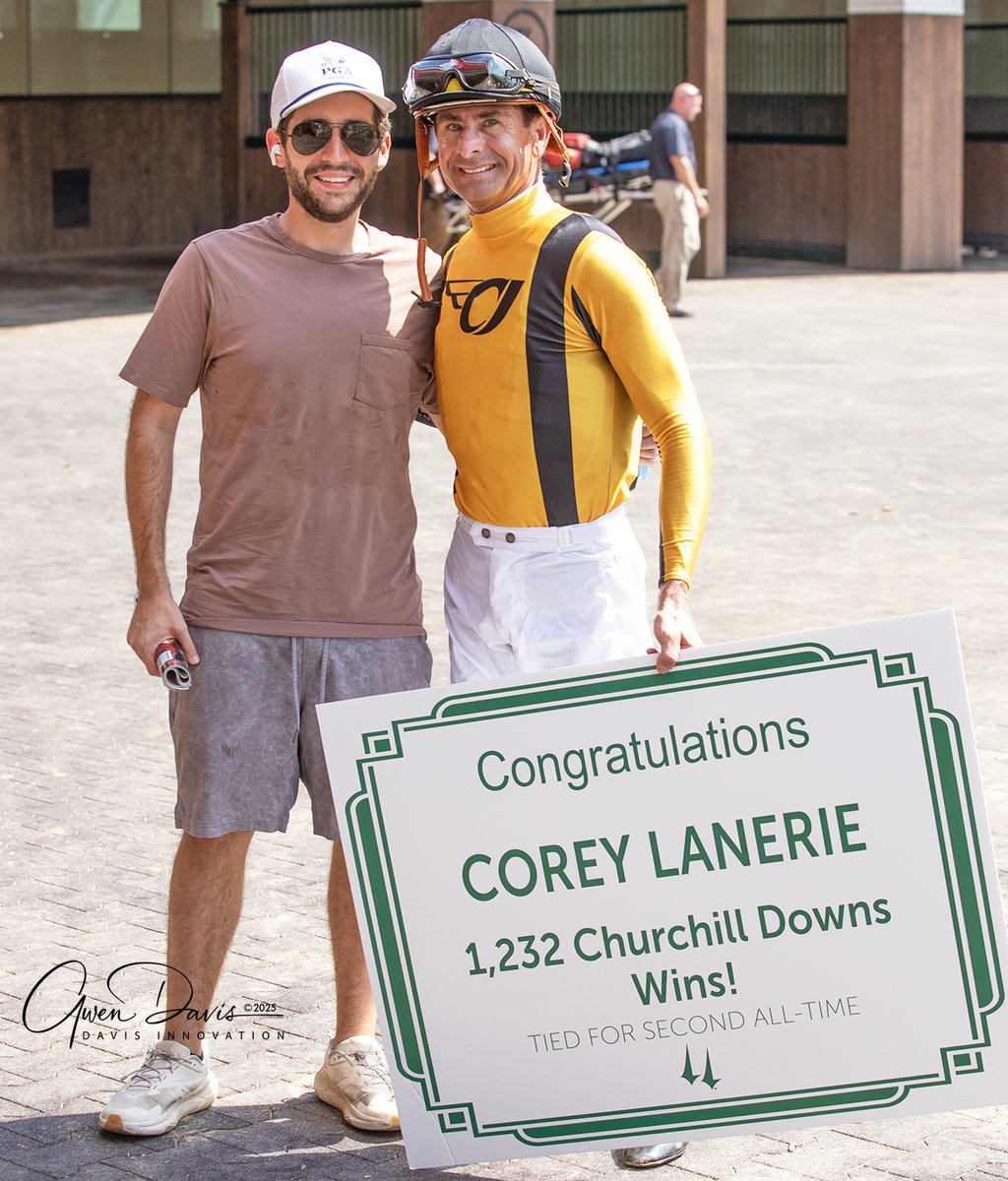 Dale Romans (@romansracing) on Twitter photo Always good to get a win. But to have the win that our friend <a href="/coreylanerie/">corey lanerie</a> reaches this milestone is that much sweeter! Congratulations to all connections of Murphy Girl, and all connections of C-Lan! 😁 Always good to get a win. But to have the win that our friend <a href="/coreylanerie/">corey lanerie</a> reaches this milestone is that much sweeter! Congratulations to all connections of Murphy Girl, and all connections of C-Lan! 😁