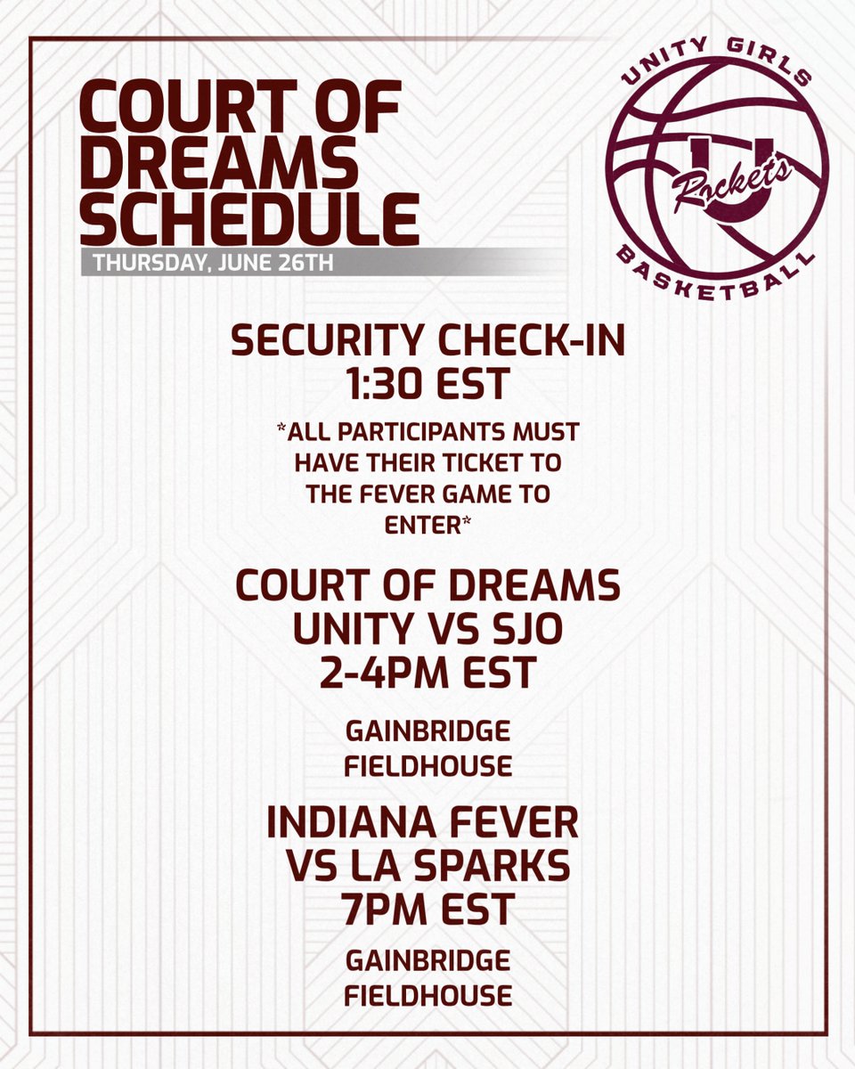 See you in Indy tomorrow!!!