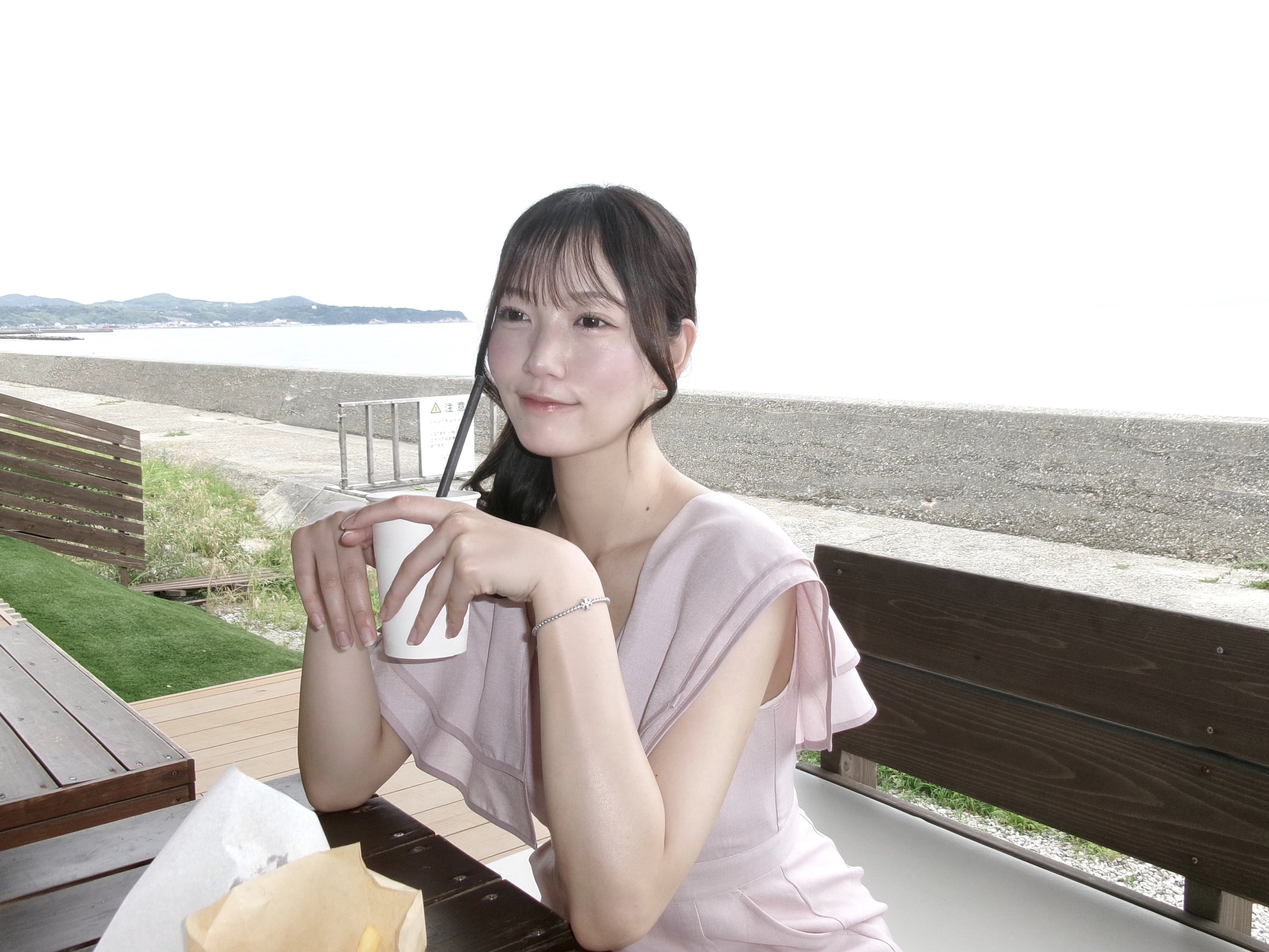 ち*ろ様 NMB48 眞鍋杏樹 チューストライク 生写真 直筆 サイン
