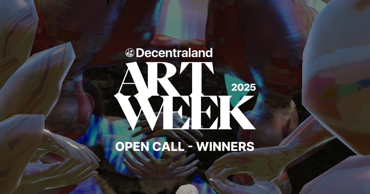 Announcing the talented artists selected from the two Open Calls that will be featured during Art Week ✨

These visionary artists are bringing their interpretation of “Touch Grass” to life in Decentraland as part of this year’s Art Week, happening September 24–27.

Meet these