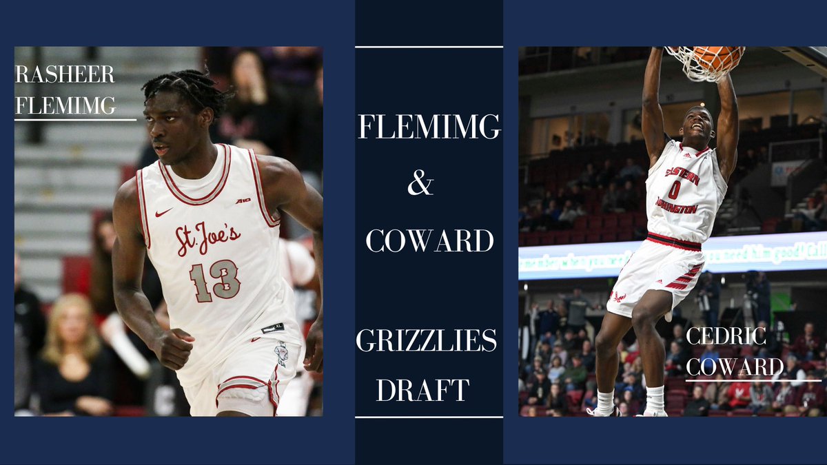 Memphudo_BR's tweet photo. DIA DE DRAFT DA NBA.

No draft de hoje, o Memphis Grizzlies possui a décima sexta escolha do draft. 

Com isso, resolvi trazer o que pra mim, são as duas melhores escolhas que o Grizzlies poderia fazer com a pick 16. 

Falando tanto de FIT no time como dos jogadores.
VEM COMIGO⭐️ https://t.co/Nale86avHH