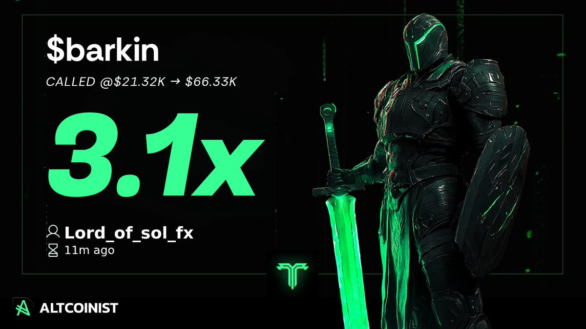 lord_of_sol9's tweet photo. Instant 3x up frm my calls $barkin
DM lets print now
Dm to join now
👇👇
https://t.co/pK3t1UgA9F
#Solana
#memecoin
#Barkin https://t.co/PxuSzlCdvj