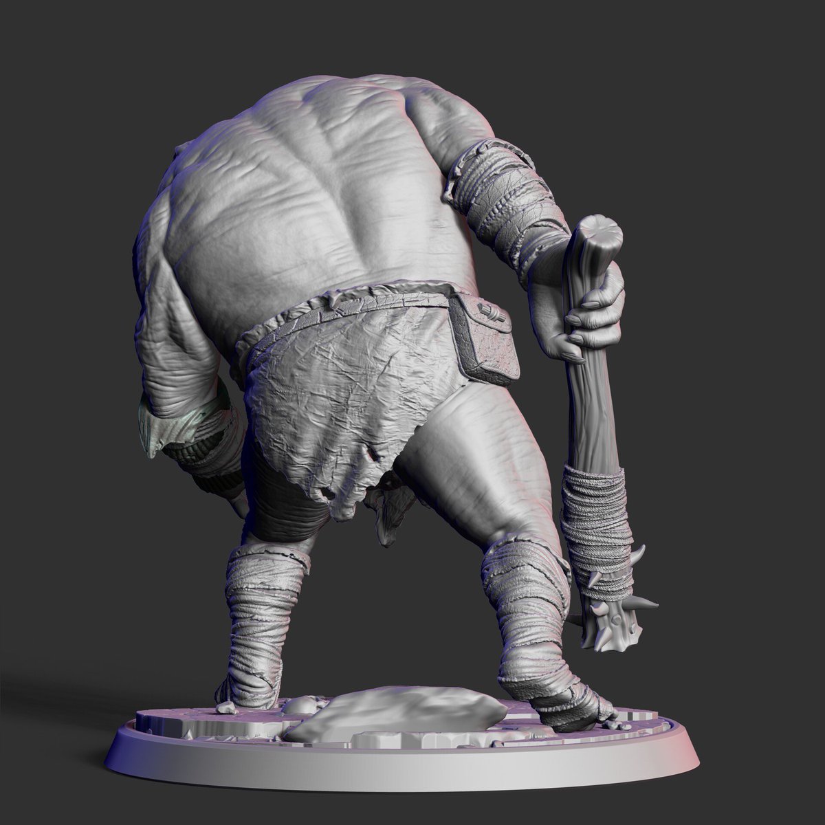 luwacraft's tweet image. Miniature base 50mm, height 59mm, based on conceptart
#miniature
#charactermodel
#3dmodel
