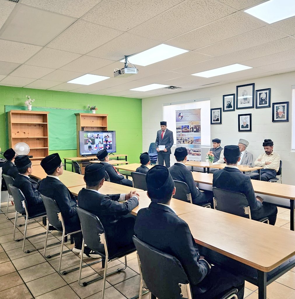 It was an honor to have respected Daud Hanif sahib, Principal Jamia Ahmadiyya Canada on the blessed occasion of Hafiz Hamza Ahmed's Amin ceremony.