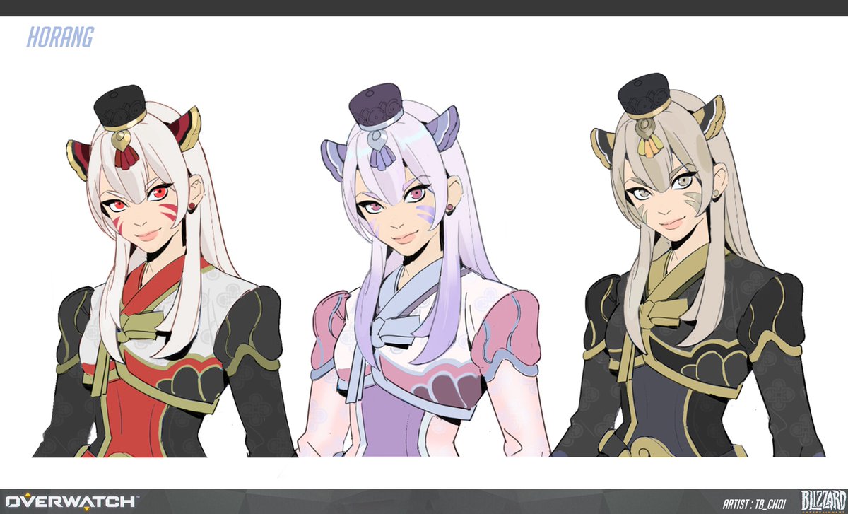 TB_Choi12's tweet image. Hi everyone!
I had the opportunity to design D.Va’s Mythic skin for Season 17.🐯
Our talented team worked together with the hope that players would enjoy it. Here are some of the concepts I worked on! @PlayOverwatch