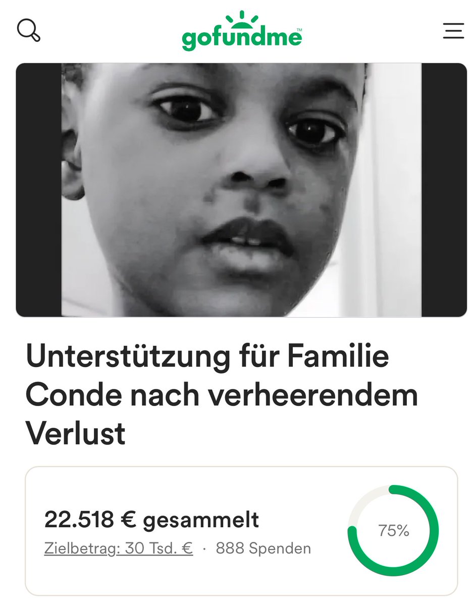 Teilt das bitte überall und lasst wenn ihr könnt eine kleine Spende für die trauernde Familie da

Auch hier gerne RT