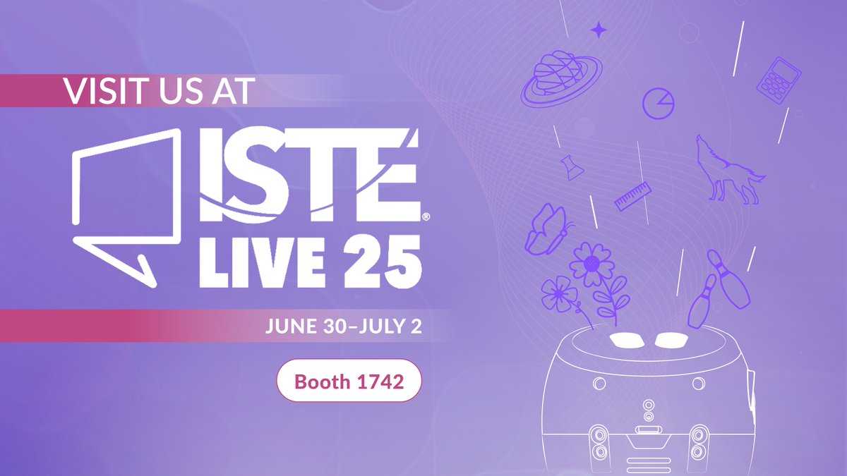 Ozobot's tweet image. 📣 We’re heading to #ISTELive in San Antonio and bringing our latest coding tools and creative tech with us! Catch Ari in action and explore AI-powered programming in booth #1742.
Here’s what you can look forward to:
✅ AI-integrated programming with Ozobot Editor
✅ Hands-on…