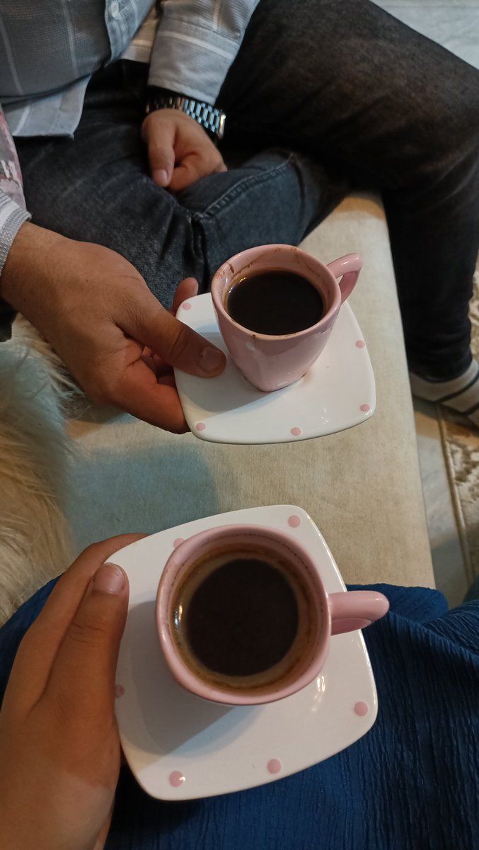 أول فنجان قهوه مع الخطيب