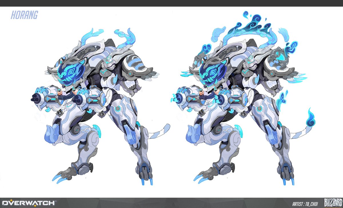 TB_Choi12's tweet image. Hi everyone!
I had the opportunity to design D.Va’s Mythic skin for Season 17.🐯
Our talented team worked together with the hope that players would enjoy it. Here are some of the concepts I worked on! @PlayOverwatch