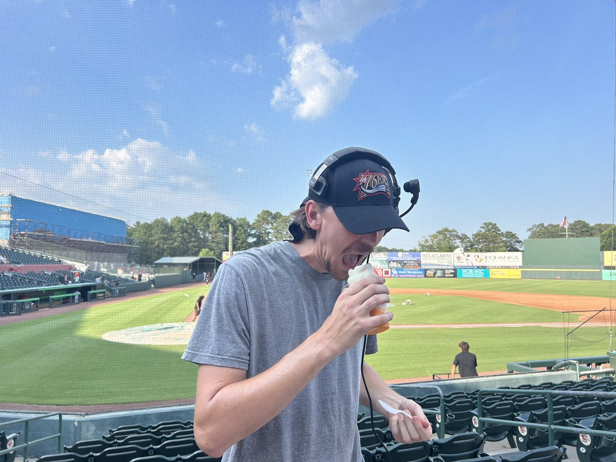 Real feel of 95 degrees. Some are enjoying their ice cream more than others. 

The <a href="/shorebirds/">Delmarva Shorebirds</a> eye 2-straight against <a href="/MLBPipeline/">MLB Pipeline</a>’s No. 19 prospect Jesús Made and the <a href="/CarolinaMudcats/">Carolina Mudcats</a>. 

We’ll talk to you at 7 on <a href="/DelmarvaSports/">Delmarva Sports Network</a>!