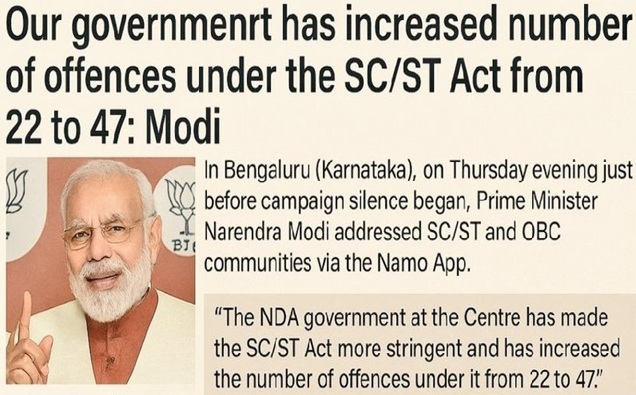 During Emergency, only political leaders were arrested and jailed.. @NarendraModi has created a bigger horror in India where ordinary people are arrested &amp; jailed simply on FAKE complaints by SC/ST because of his hatred for UC communities.. This is actually worse than Emergency..
