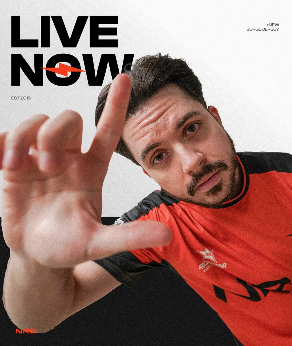 NRG Surge Jersey, 
OUT NOW  

NRG.GG