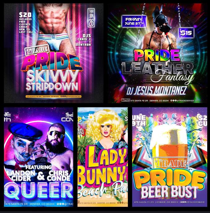 🌈 DENVER PRIDE WEEKEND POP-UP! 🌈
Come find me at @TRADE_DENVER Thursday - Sunday during ALL the major events! 💥
✨ Small inventory available for purchase – 1st come, 1st served!
✨ Want something custom? I’m taking made-to-order requests!
🏳️‍🌈 Let's Celebrate in STYLE!