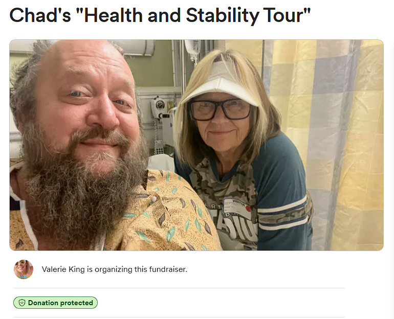 OfficialStaticX's tweet image. Friend of the band Chad Lee, who鈥檚 done some great live photography for us in the past, is having some health struggles and needs some help. gofund.me/a7a8a9b3
Thank you!
#gofundme #gofundmedonations #HelpChad