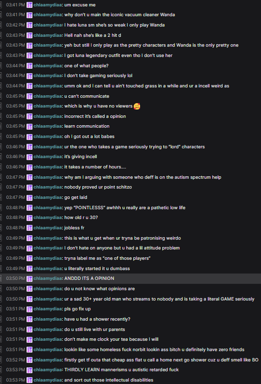 This made me laugh

first time chatter btw