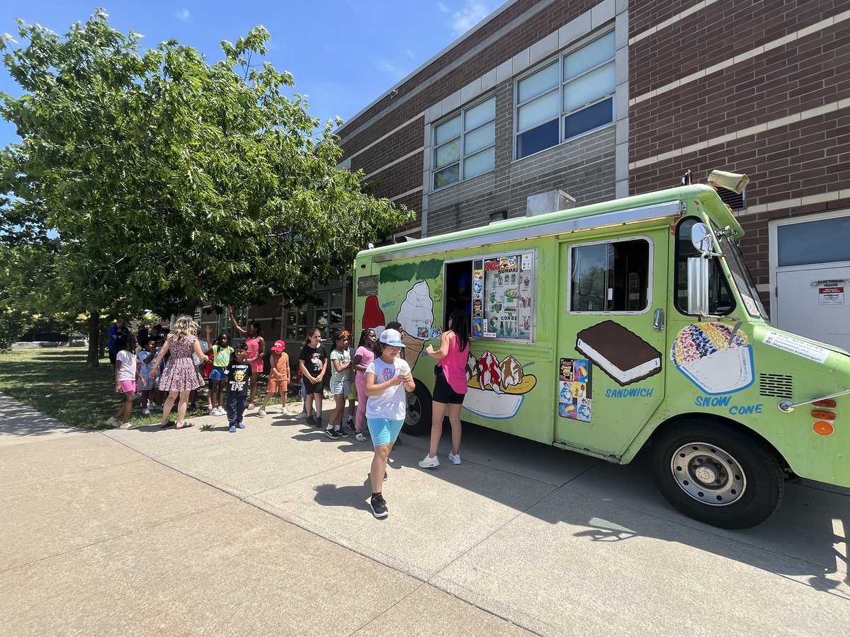 Here’s one way to beat the heat! Thank you to our Catholic School Council for this cool treat!