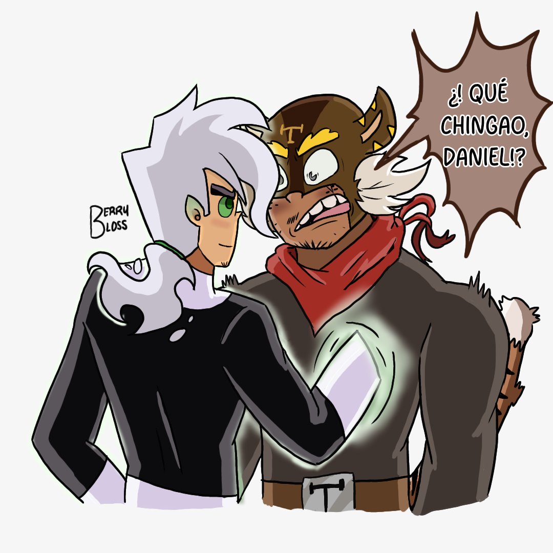 BerryBl0ss's tweet image. How to flirt with Danny and not scare him off in the process?
#tigerghost #ghostiger #nicktoons #nicktoons #mannyriveraeltigre #mannyrivera #dannyphantom #dannyfenton #crossover #eltigretheadventuresofmannyrivera #dannyphantomfanart
