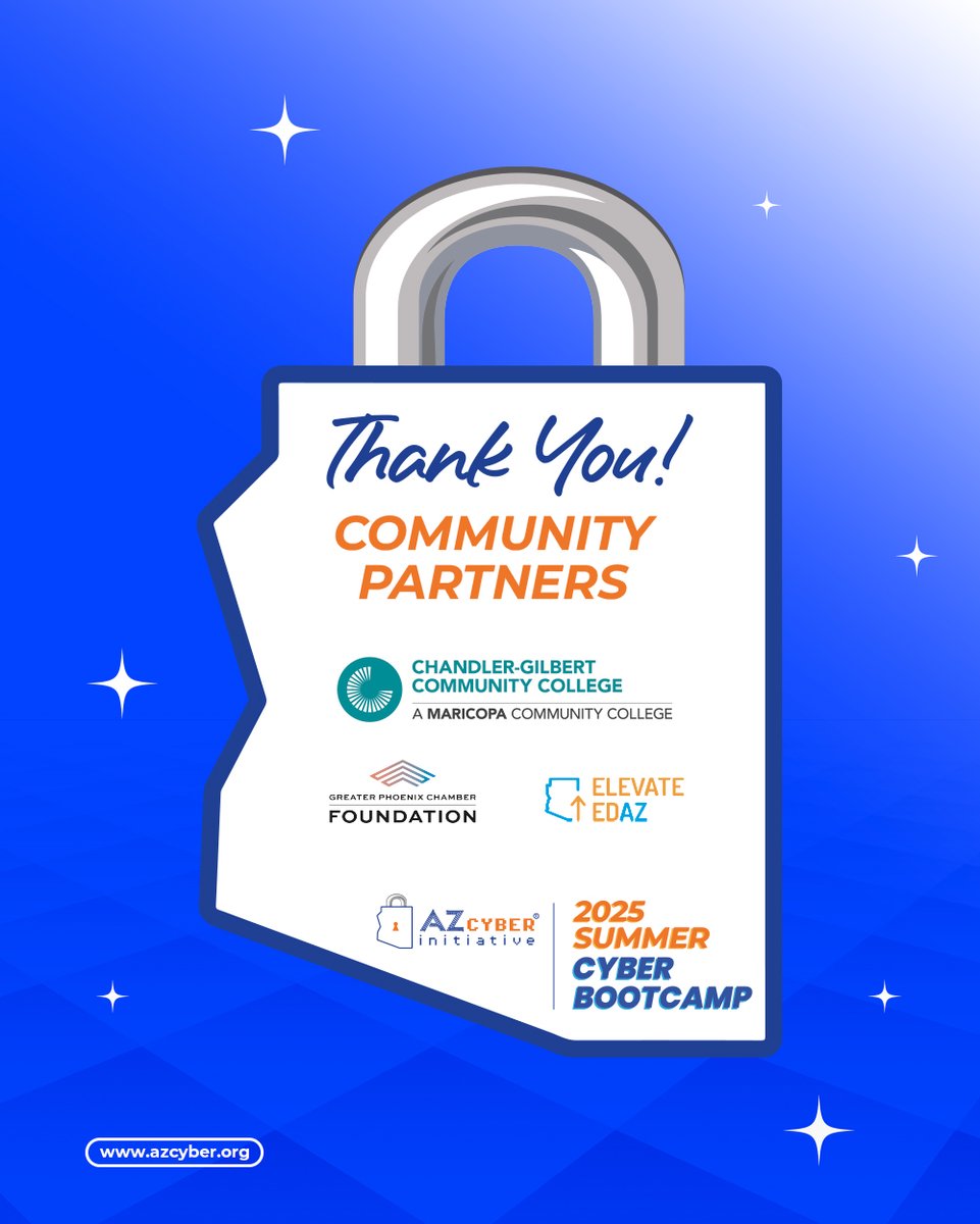 az_cyber's tweet image. This is how we build the future workforce! 💪 Huge thanks to our incredible partners. Your collaboration is key to unlocking student potential & forging direct career pathways from classroom to industry. Excited for more! @chandlergilbert @phxchamberfound @ElevateEdAZ